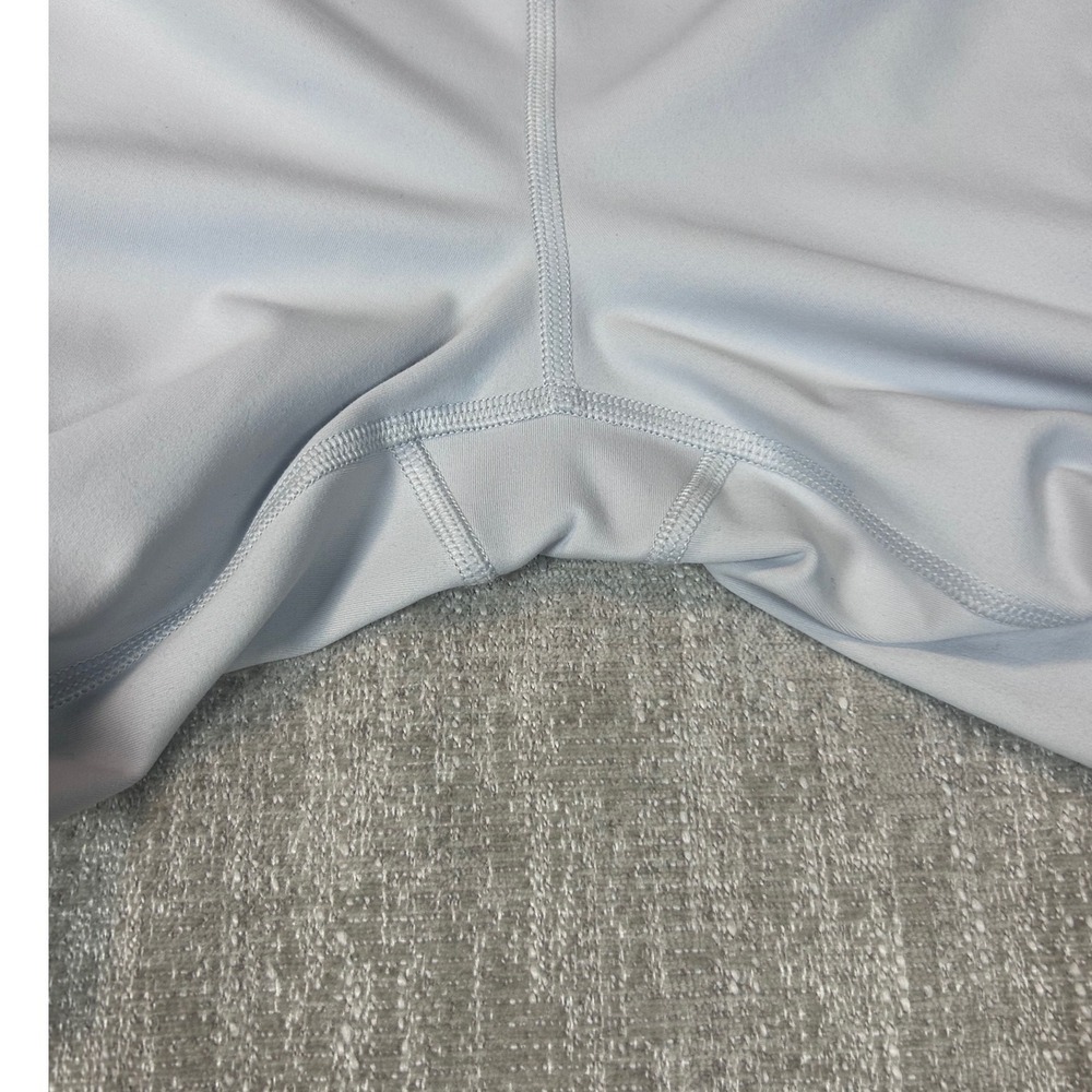 Athleta Ultra High Rise Elation Tight Leggings Grey Blue Stripe 683249-00 Large - Picture 3 of 5